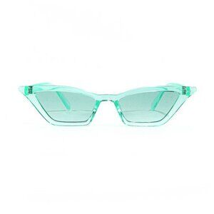 Teal Blue Cateye Cat Eye Sunglasses Glasses